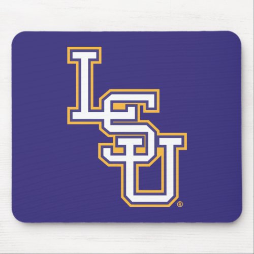 LSU Block Logo Mouse Pad