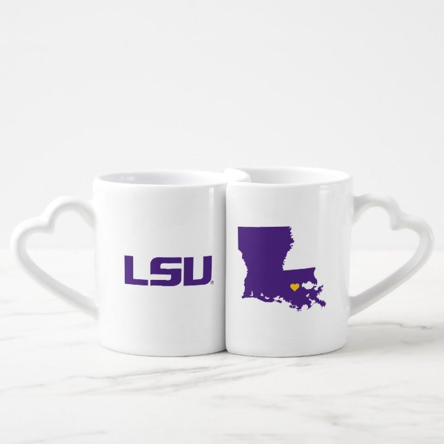 LSU COFFEE MUG SET (Front Nesting)