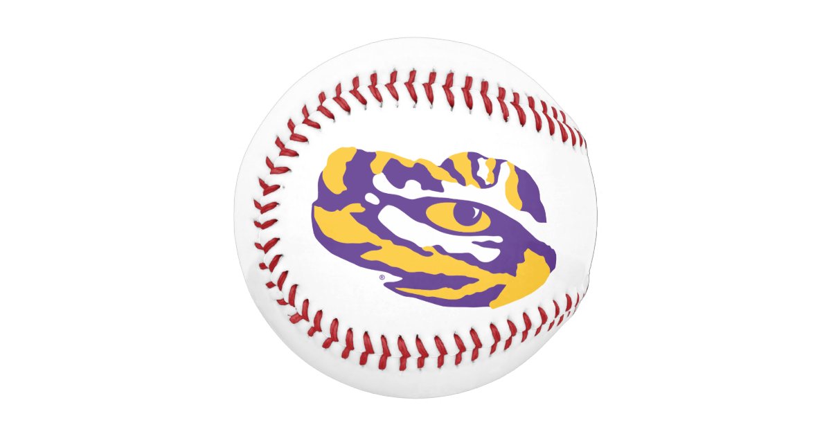 Louisiana State LSU Tigers Baseball Logo Flag