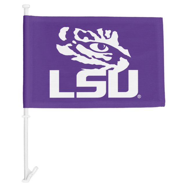 LSU Eye of the Tiger Car Flag (Front)