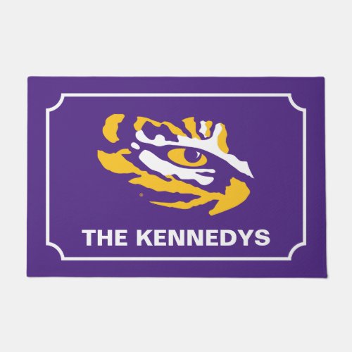 LSU Eye of the Tiger Doormat