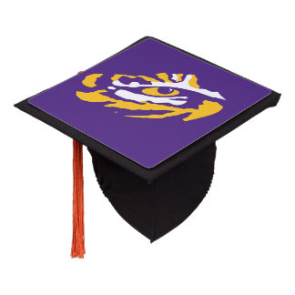 LSU Eye of the Tiger Graduation Cap Topper