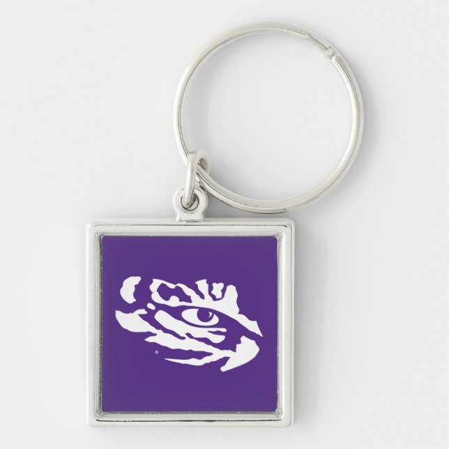 LSU | Eye Of The Tiger Keychain (Front)