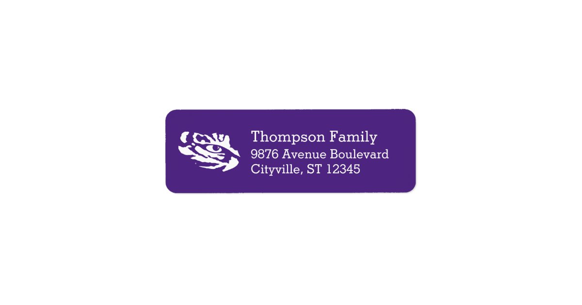 Lsu Eye Of The Tiger Label Zazzle Com Lsu Eye Of The Tiger Label Zazzle Com