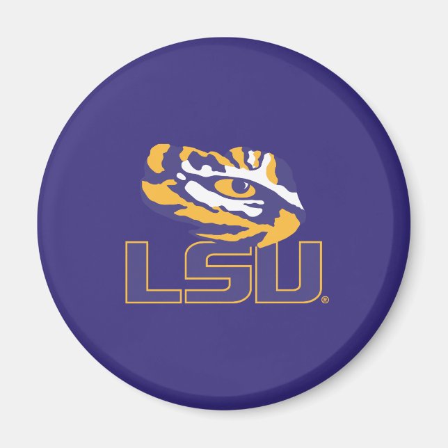 LSU Eye of the Tiger Magnet (Front)