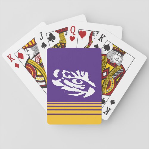 LSU  Eye Of The Tiger Playing Cards