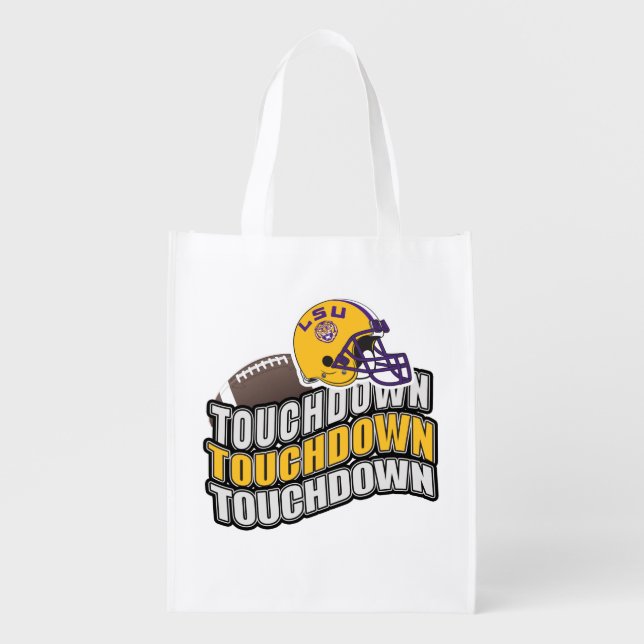 LSU Football Gear - Touchdown Grocery Bag (Front)