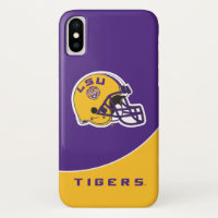 LSU Football Helmet iPhone X Case