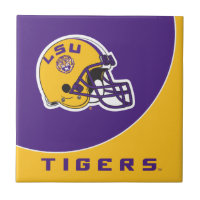 LSU Football Helmet Tile