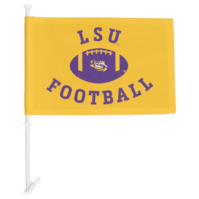 LSU Football | Louisiana State 4 Car Flag (Front)