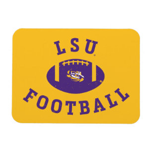 LSU Football   Louisiana State 4 Magnet