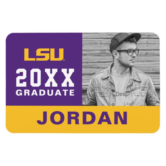 LSU Graduate Magnet (Horizontal)