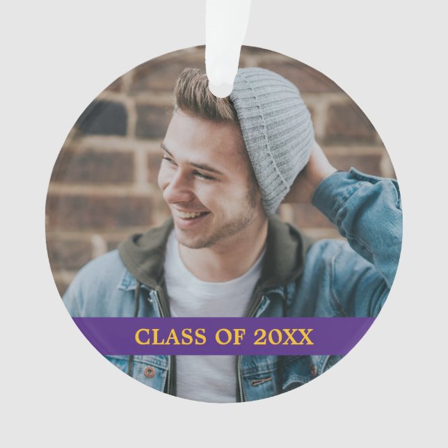 LSU Graduation Ornament (Front)