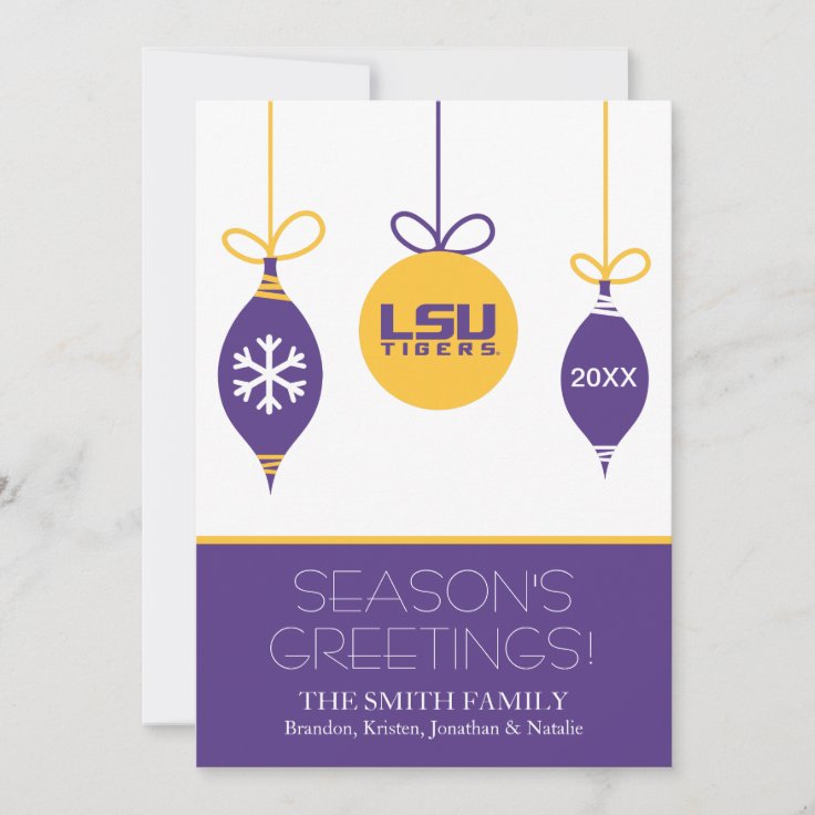 LSU Holiday Card Zazzle