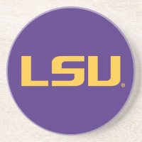 LSU Logo Drink Coaster