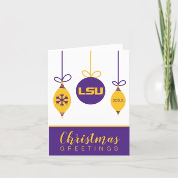 Lsu Logo Holiday Card by lsutigers at Zazzle