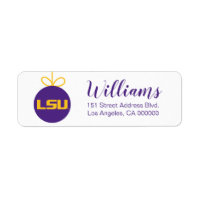 LSU Logo Label