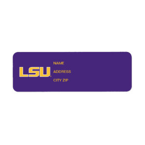 LSU Logo Label