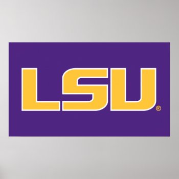 Lsu Logo Poster by lsutigers at Zazzle