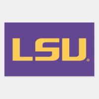 LSU Logo Rectangular Sticker