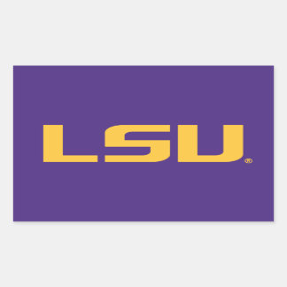 LSU Logo Rectangular Sticker