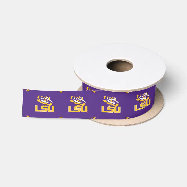 Lsu Boot Ribbons LSU Logo Satin Ribbon | Zazzle