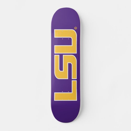LSU Logo Skateboard