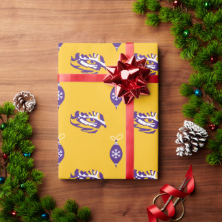 LSU Logo Wrapping Paper