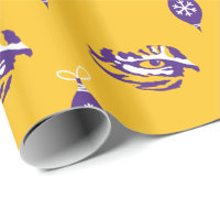 LSU Logo Wrapping Paper