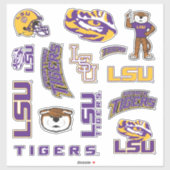 LSU Louisiana State University Logos Sticker | Zazzle