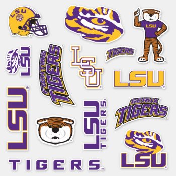 Lsu Louisiana State University Logos Sticker by lsutigers at Zazzle