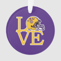 LSU Love Ornament