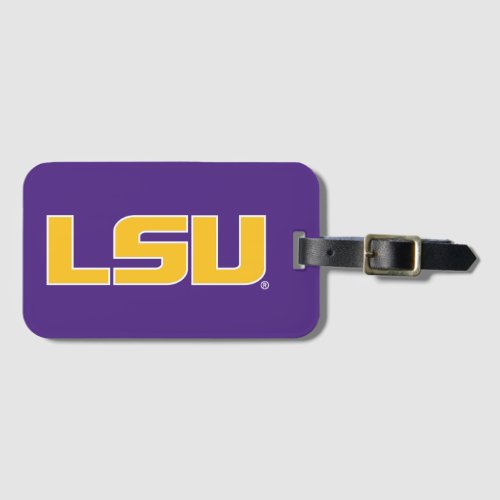 LSU LUGGAGE TAG