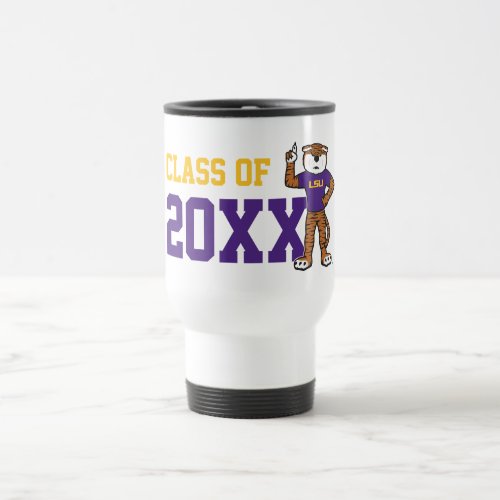 LSU  Mike The Tiger _ Class Of Travel Mug