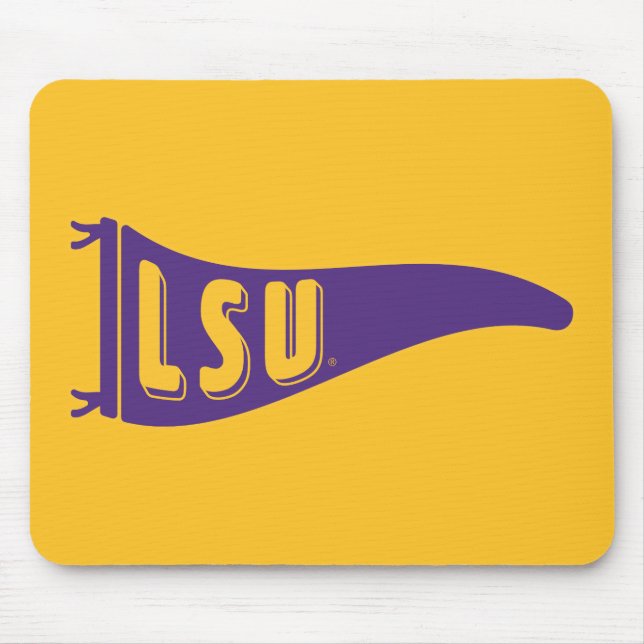 LSU Pennant Flag | Louisiana State 4 Mouse Pad (Front)