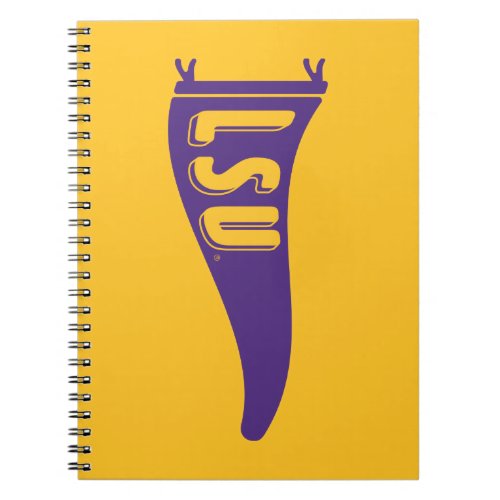 LSU Pennant Flag  Louisiana State 4 Notebook