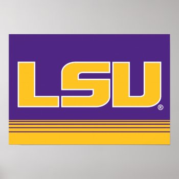 Lsu Poster by lsutigers at Zazzle