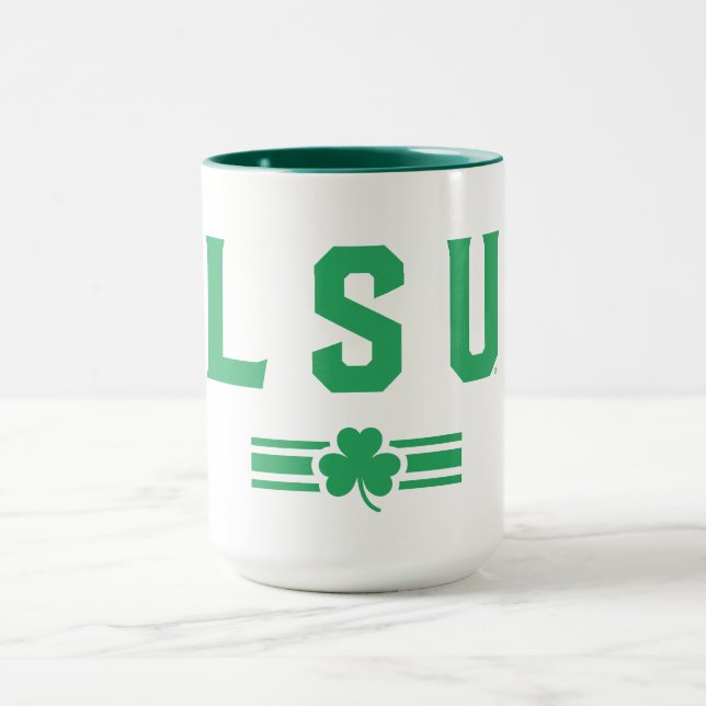 LSU | St. Patrick's Day - Lucky Stripe Mug (Center)