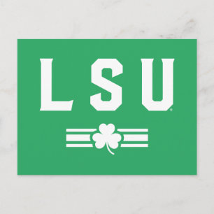 LSU St. Patrick's Day - Lucky Stripe Postcard