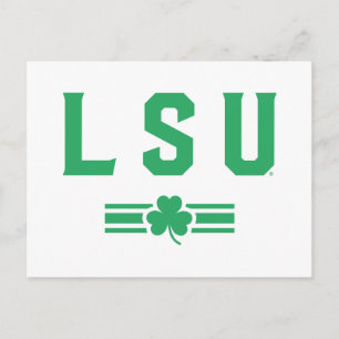 LSU St. Patrick's Day - Lucky Stripe Postcard