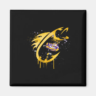 Lsu Tigers Fishing Fish Hook Magnet