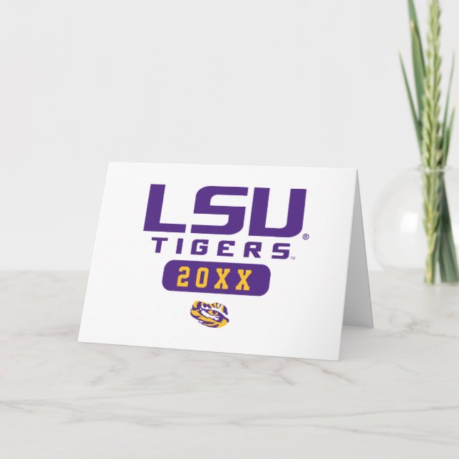 LSU Tigers | Graduation Year Card (Front)