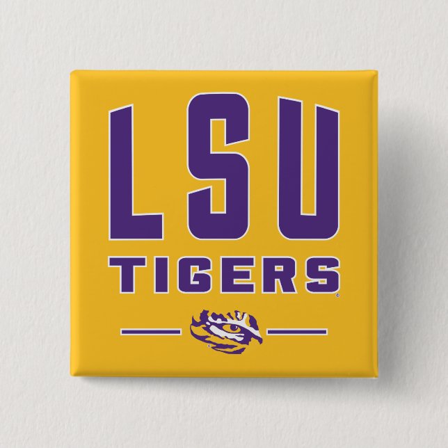 LSU Tigers | Louisiana State 4 Button (Front)