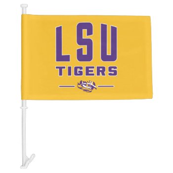 Lsu Tigers | Louisiana State 4 Car Flag by lsufanmerch at Zazzle