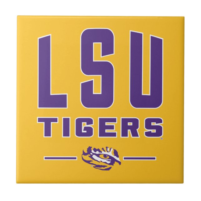 LSU Tigers | Louisiana State 4 Ceramic Tile (Front)