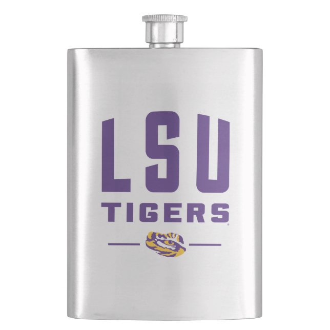 LSU Tigers | Louisiana State 4 Flask (Front)