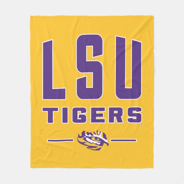 LSU Tigers | Louisiana State 4 Fleece Blanket (Front)