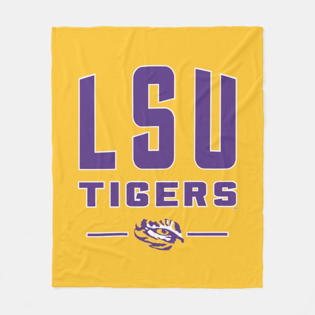 LSU Tigers | Louisiana State 4 Fleece Blanket (Front)