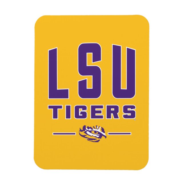LSU Tigers | Louisiana State 4 Magnet (Vertical)