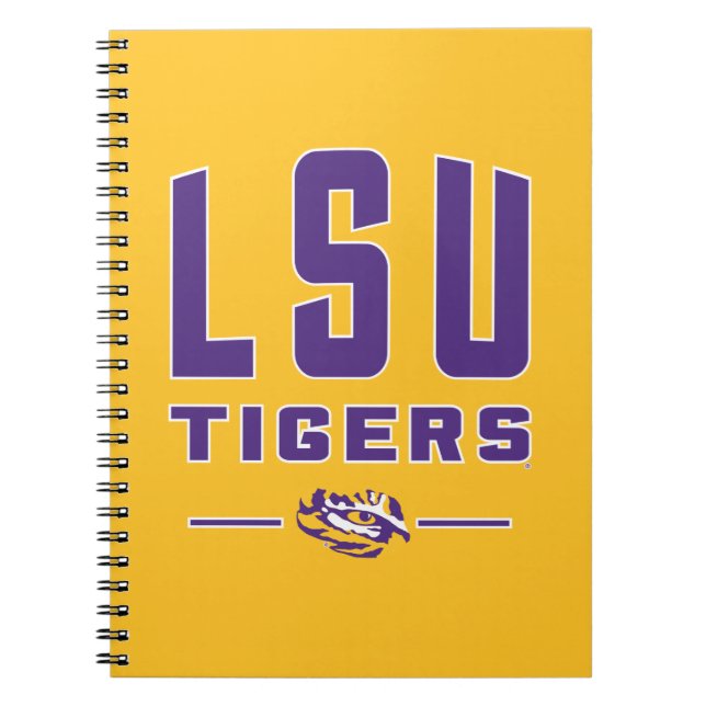 LSU Tigers | Louisiana State 4 Notebook (Front)